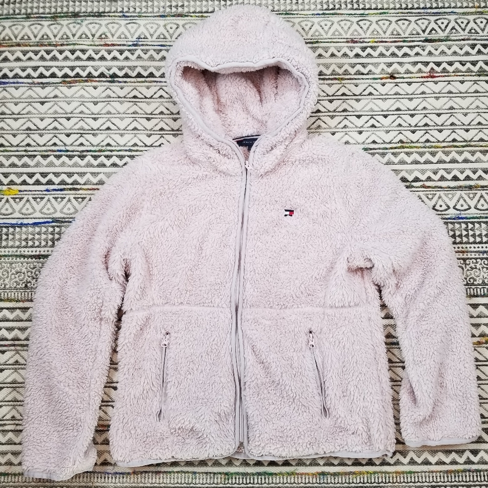 Tommy Hilfiger Pink Womens Sherpa size Small